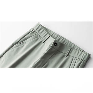 Pantalones de chándal impermeables transpirables ligeros de algodón informales para hombre, pantalones de chándal con cordón para otoño e invierno, bolsillos para gimnasio diario - Product Image 4