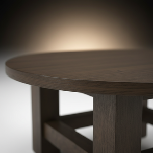CARPENTER COFFEE <b>TABLE</b> DARK BROWN COLOR - Product Image 5