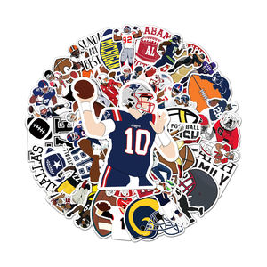 สติ๊กเกอร์เบสบอล 3 มิติ แบบกำหนดเอง พร้อมกาวติดหมวกกันน็อค - Product Image 1