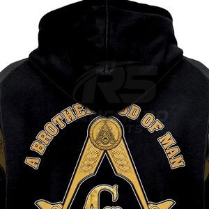 Ropa Masónica de Algodón Suave y Transpirable, Sudadera con Capucha Masónica para Hombre, Sudaderas Masónicas Personalizadas para Hombre - Product Image 3