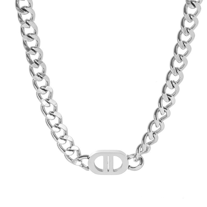Necklace Steel Color