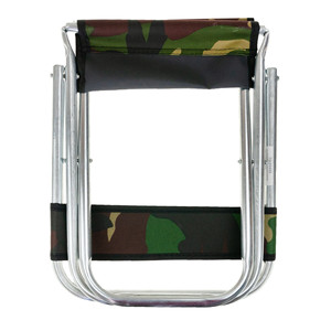 FOLDABLE FISHING CHAIR WITH BACKREST AND <b>STOOL</b> - Product Image 6