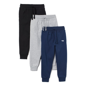 Jogger de algodón de alta calidad Unisex, Panel de logotipo personalizado, ropa para trotar, tela con impresión de seda de alta calidad - Product Image 3