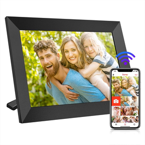 Marco de Fotos <span class=keywords><strong>Digital</strong></span> con Pantalla LCD de 10.1 Pulgadas, Wifi, Almacenamiento en la Nube, para Compartir Álbumes de Videos, Descarga Gratuita de Fotos, Precio de Fábrica - Product Image 1