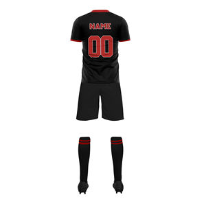 Uniformes de Fútbol Personalizados Unisex, Impresión Digital, Transpirables, de Secado Rápido, 100% Poliéster, Traje de Entrenamiento, Conjuntos de Uniformes para Equipos Adultos - Product Image 2