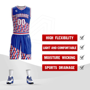 Customized Adults Reversible Breathable Anti-Bacterial Quick Dry Basketball Uniforms 100% <b>Polyester</b> Summer <b>Shorts</b> Plus Size - Product Image 2
