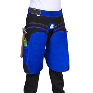 Tablier de maréchal-ferrant en cuir et acier inoxydable robuste, entièrement personnalisable, de qualité supérieure, nouvelle tendance, couleur bleu-noir 2026 - Product Image 1