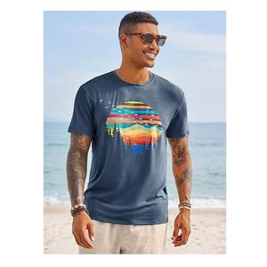 Camisetas de Cuello en V para Hombre, Color Sólido, de Alta Calidad, a la Moda, para Uso Diario, Corte Ajustado, Manga Corta, en Oferta - Product Image 3