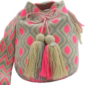 Bolso de Mano Bohemio Personalizado de Diseño de Moda, Hecho a Mano, para la Playa, Bolso de Hombro de Macramé para Mujer, Bolso de Macramé para Chicas - Product Image 1