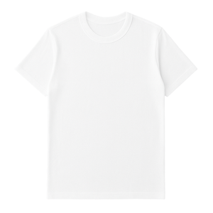T-shirt à manches courtes pour homme, blanc, 100% coton biologique de luxe, col rond, pré-rétréci, certifié GOTS, respirant, coupe ajustée - Product Image 1