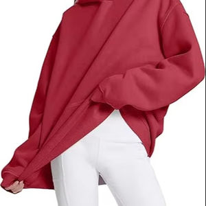 เสื้อมีฮู้ดลำลองสำหรับผู้ชาย, เสื้อฮู้ดลำลองสีพื้นใส่ได้พอดีตัวสำหรับฤดูหนาวของผู้ชาย - Product Image 1