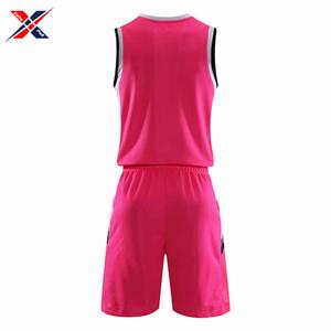 เสื้อบาสเก็ตบอลพิมพ์ลายแบบระบายอากาศได้ดี ไซส์พลัส ผลิตตามสั่งด้วยเทคนิค Sublimation โพลีเอสเตอร์ 100% บริการ OEM คุณภาพสูง - Product Image 3