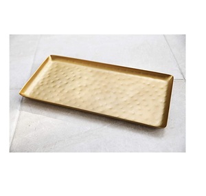Bandeja de Metal para servir frutas, accesorio decorativo para restaurantes, color plateado, de lujo, venta al por mayor de fábrica - Product Image 6