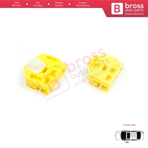 BWR5614 Window Regulator Repair <b>Clips</b> A+B Front Left for Kangoo MK2 FW KW 2007-2021 Citan W415 807212230R - Product Image 4