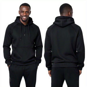 Trajes de chándal de rizo francés de algodón 100% de alta calidad al por mayor conjunto de impresión de pantalla con capucha y cremallera personalizable logotipo personalizado para hombres - Product Image 3