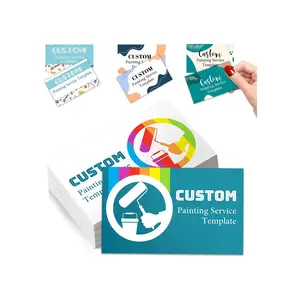 Painting Service Template Custom Business Cards With Logo And Picture Printing Business Cards Customized With Logo