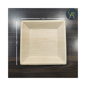 Vente en gros d'assiettes jetables en marbre blanc de 6 pouces, service de pizza de mariage dur et peu coûteux pour les restaurants et les fêtes - Product Image 2