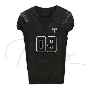 Uniforme de Fútbol Americano, Jersey Transpirable Estampado de Manga Corta, Personalizable, Unisex para Adultos - Product Image 1