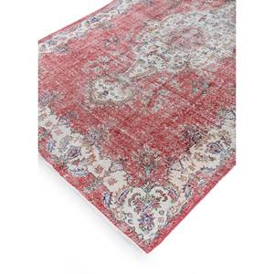 Alfombra de Lana Anudada a Mano de Gran Tamaño, Diseño de Medallón Rojo y Naranja, para Sala de Estar, Pasillo Rectangular, Modelo Pae-3944 - Product Image 2