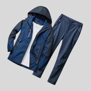 Conjunto Cortavientos con Capucha para Invierno, Diseño Personalizado, Panel de Trabajo para Adultos, Conjuntos Deportivos Casuales para Hombre al por Mayor - Product Image 2