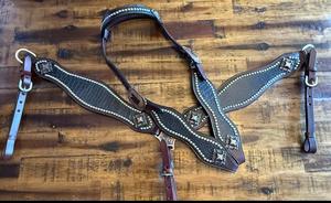 HOOF N TACK INTERNATIONAL Ensemble de clous en cuir occidental durable à forte demande Taille de couleur personnalisable Bridle Heavy Duty Breast Horse - Product Image 4