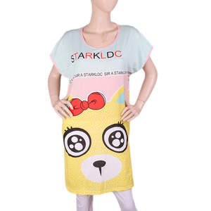 Camiseta larga de noche para mujer - Multicolor - Product Image 2