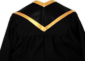 Estola de Graduación Clásica Newrara Deluxe Unisex para Adultos, Lisa, con Ribete, 72 Pulgadas de Largo - Product Image 5