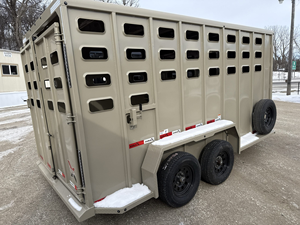 Remolque para Ganado EAGLE X 2026 de 16'x6'8″ con 2 Ejes de 3500 LB RO0767 - Product Image 2