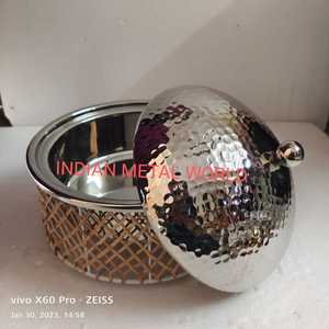 Direct Factory Rate Hot <b>Pot</b> Wood and Stainless Steel Casserole in Wholesale Handmade Customized Wooden Hot <b>Pot</b> New Arrival - Product Image 2