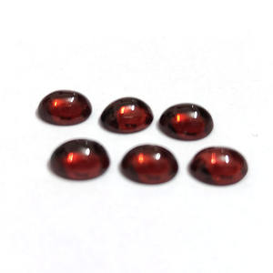 โกเมนสีแดงธรรมชาติ Cabochon วงรี cabon ประกายโกเมนโมซัมบิกรูปไข่ cabbique cabs สำหรับเครื่องประดับที่มีคุณภาพดี1.78 CTS อัญมณีหลวม - Product Image 3