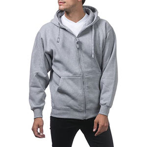 Sweat-shirts à capuche personnalisés pour hommes, à fermeture éclair, surdimensionnés, épaules tombantes, 100% coton, décontractés, tendance, chauds, pour hommes - Product Image 5