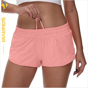 Samavia กางเกงขาสั้นสำหรับผู้หญิง, กางเกงขาสั้นวิ่งแห้งเร็วระบายอากาศน้ำหนักเบาสำหรับผู้หญิงสำหรับออกกำลังกายพร้อมส่งในตลาดยุโรป - Product Image 4