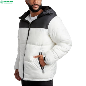 Chaqueta de Plumón para Hombre Behram International, Estilo Urbano, Ecológica, de Buena Calidad, Transpirable, Resistente al Viento, con Forro de Nailon - Product Image 3