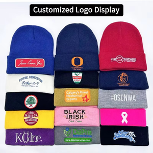 Nuevo Gorro de Punto Unisex con Logotipo Bordado Personalizado de Alta Calidad, Gorro de Invierno Cálido con Forro Polar - Product Image 3