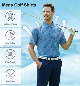 Piqué de algodón orgánico sostenible de manga corta Casual Piqué ropa personalizada Stand Collar Plus Size Mens Polos - Product Image 3