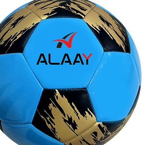 Alaay, venta directa de fábrica, balones de fútbol profesionales, tamaño oficial de alta calidad, 5 balones de fútbol de cuero Pu suave - Product Image 2