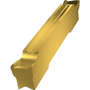 Inserto Indexable ISO GL3-D300G02R12-PRG8330 de 3 mm de Ancho con Recubrimiento PVD Dorado para Herramientas de Corte y Conformado, Paquete de 10 - Product Image 1