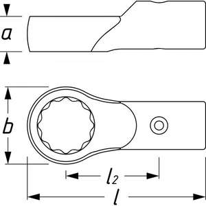 Herramienta de Anillo de Inserción Hazet, Llave de Alta Calidad para Uso Profesional - Product Image 2