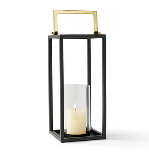 Modern Luxury Ramadan Decorative Stainless Steel <b>Candle</b> <b>Holder</b> Lantern Chrome Polish Wooden Handle Large <b>Floor</b> Handmade Digital - Product Image 1