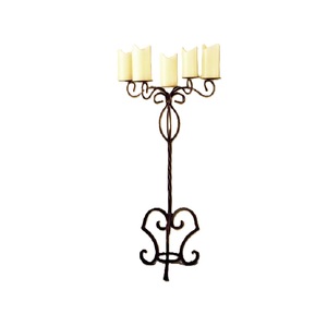 Farol de Hierro con Acabado Pátina, Estilo Simple y Lujoso para Jardín, Decoración del Hogar - Product Image 5