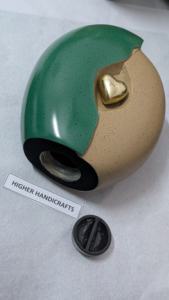 Nouvelle urne funéraire en forme de cœur vert pour cendres humaines, urne funéraire pour adultes, en aluminium, métal, commémorative, directement de l'usine - Product Image 3