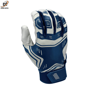 2024 Guantes de béisbol y softbol hechos a medida con dedos completos Diseño de cuero cómodo para batear en Pakistán - Product Image 6