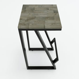 SFBR003 เก้าอี้บาร์สไตล์อินดัสเทรียลขาเหล็กทรงเฉียงไม่มีพนักพิง - Product Image 3