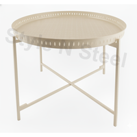 Table basse pliable et support de différentes couleurs, utilisable pour la maison, le bureau, la cuisine, design de plateau, table basse avec couleur unique