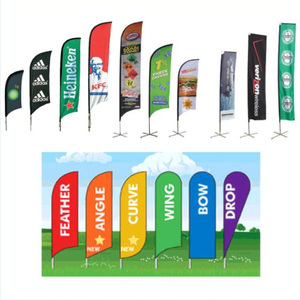 Bandera Publicitaria Personalizable Tipo Swooper para Playa, Decoración Exterior, Tienda de Banderas, Estilo Retro, Pluma de Poliéster - Product Image 3