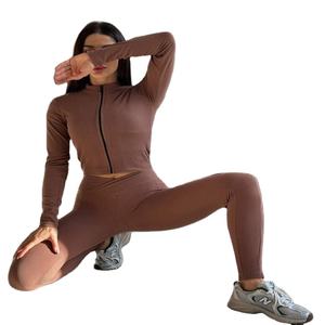 Conjuntos Deportivos Bnice con Logotipo Personalizado para Mujer, Cintura Alta, Transpirables, para Gimnasio, Fitness, Yoga, Leggings con Efecto Push-Up - Product Image 1