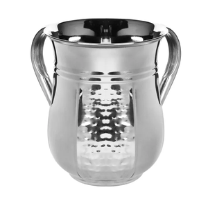 ชุดอุปกรณ์ห้องน้ำสแตนเลสสีเงินแบบตอกลาย งานฝีมือคุณภาพสูง สินค้าขายดี แก้วล้างหน้าสแตนเลสดีไซน์ใหม่ล่าสุด - Product Image 1