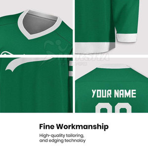 ขายตรงจากโรงงาน เสื้อฮอกกี้น้ำแข็งราคาดีที่สุด / เสื้อฮอกกี้น้ำแข็งผู้ชายแบบสั่งทำพิเศษจากโพลีเอสเตอร์ - Product Image 5