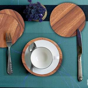 Walnut <b>Coasters</b> Custom Shape Square Round Acacia Blank <b>Wooden</b> <b>Coasters</b> Drink Bamboo <b>Coaster</b> by - Product Image 1