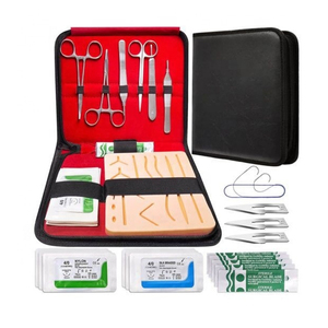 Kit de Práctica de Sutura Quirúrgica Manual de Alta Calidad, Juego de Instrumentos, Almohadilla de Sutura de Silicona, Acero Inoxidable Alemán, Certificado CE Médico - Product Image 1